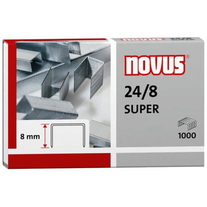 Artikelbild für novus Heftklammern SUPER 24/8, 1.000 St., Artikelnummer 396499