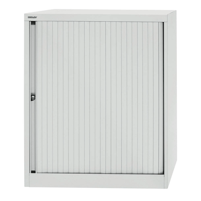 Artikelbild 4 für BISLEY Rollladenschrank lichtgrau 2 Fachböden 80,0 x 43,0 x 103,0 cm, Artikelnummer 923888