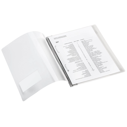 Artikelbild 2 für DURABLE Schnellhefter Kunststoff weiß DIN A4 überbreit, 25 St., Artikelnummer 875094