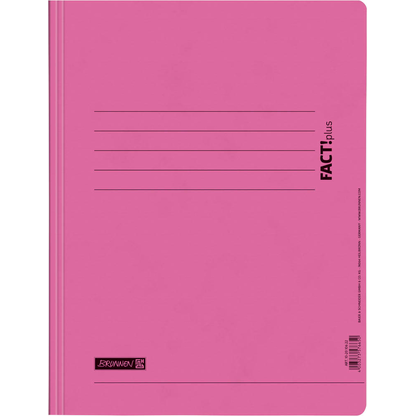 Artikelbild für BRUNNEN Schnellhefter FACT!plus Karton rosa DIN A4, 1 St., Artikelnummer 925824