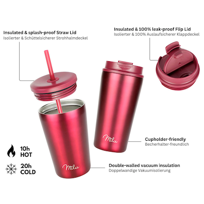 Artikelbild 8 für Milu Isolierbecher berry 500,0 ml, 1 St., Artikelnummer 534287