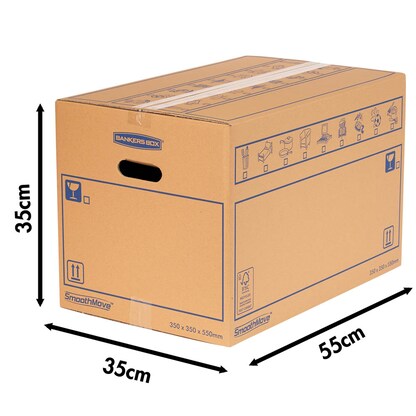 Artikelbild 2 für Bankers Box Umzugskartons SmoothMove Standard 55,5 x 35,5 x 36,0 cm, 10 St., Artikelnummer 539058