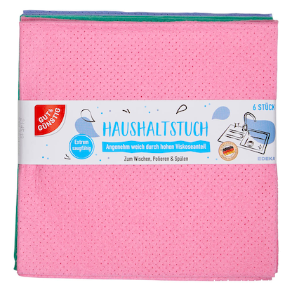 Artikelbild für GUT&GÜNSTIG Spültücher 60 °C waschbar, 6 St., Artikelnummer 991378