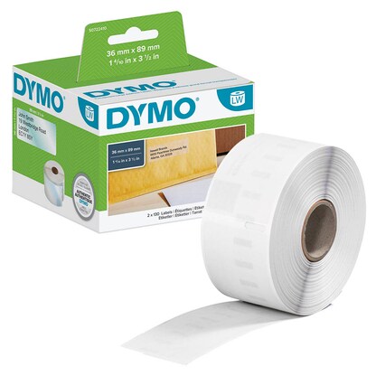 Artikelbild für DYMO Etikettenrolle für Etikettendrucker S0722410 transparent, 36,0 x 89,0 mm, 1 x 260 Etiketten, Artikelnummer 471763