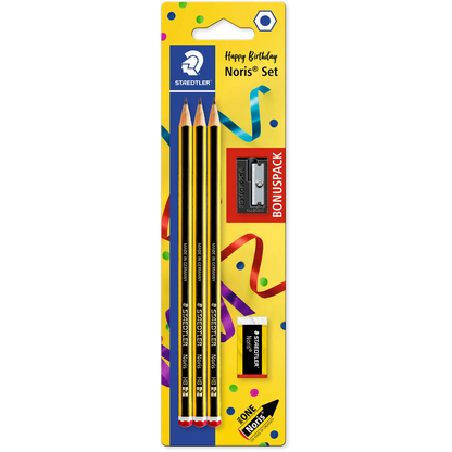 Artikelbild für STAEDTLER Noris® 120 Bleistifte HB schwarz/gelb, 1 Set, Artikelnummer 455083