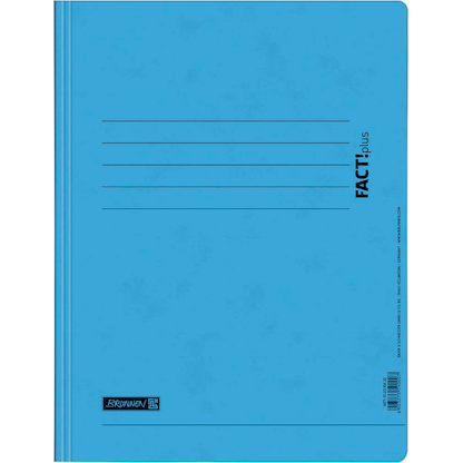 Artikelbild für BRUNNEN Schnellhefter FACT!plus Karton hellblau DIN A4, 1 St., Artikelnummer 926042
