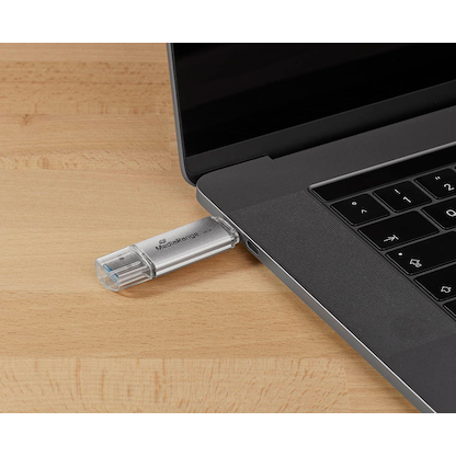 Artikelbild 2 für MediaRange USB-Stick silber 128 GB, 1 St., Artikelnummer 881783