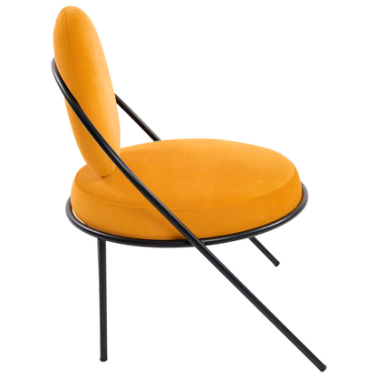 Artikelbild 3 für meet powered by PAPERFLOW Sessel SATURNE safran schwarz Kunstleder 70,0 x 73,0 x 88,0 cm, 2 St., Artikelnummer 230662