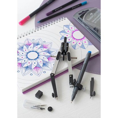 Artikelbild 6 für FABER-CASTELL Zirkel silber-schwarz, 1 St., Artikelnummer 278129