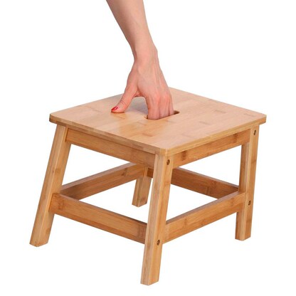 Artikelbild 2 für Zeller Tritthocker bambus, H: 25,0 cm, Artikelnummer 406589