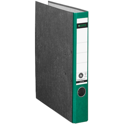 Artikelbild 3 für AKTION: LEITZ 1050 Ordner grün marmoriert Karton 5,2 cm DIN A4, 10 St., Artikelnummer 653909