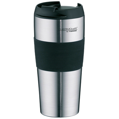 Artikelbild 7 für THERMOcafé by THERMOS Isolierbecher PRO schwarz, silber 400,0 ml, 1 St., Artikelnummer 482402