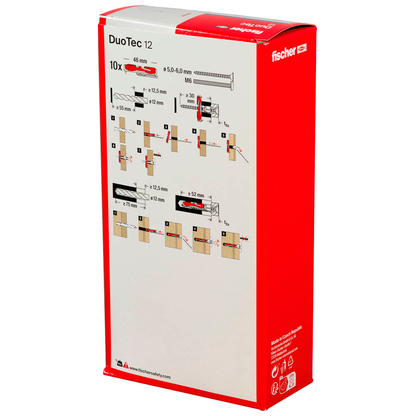 Artikelbild 4 für fischer DuoTec 12 2K 542590 Universaldübel Ø 12 mm x 46 mm, 10 St., Artikelnummer 480337