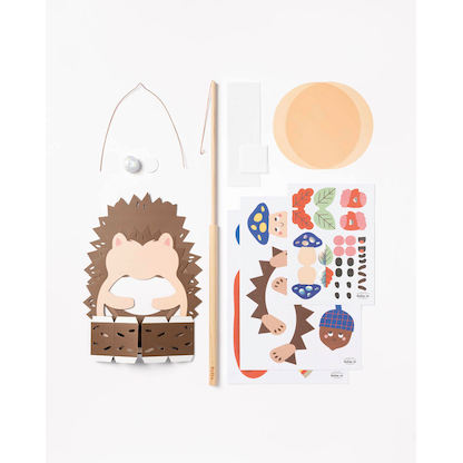 Artikelbild 2 für folia Bastelset HEDGEHOG braun, Artikelnummer 692877