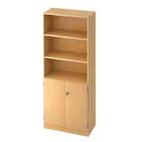 Artikelbild 1 für HAMMERBACHER Regalschrank Prokura, V6770/3/3/SG ahorn 80,0 x 42,0 x 200,4 cm, 1 St., Artikelnummer 186171