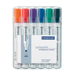 Artikelbild 1 für STAEDTLER Lumocolor Whiteboard-Marker farbsortiert 2,0 mm, 6 St., Artikelnummer 347265