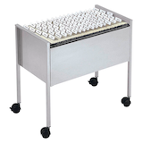 Artikelbild 1 für DURABLE Hängemappenwagen Längs-Registratur grau für bis zu 80 Hängemappen, Artikelnummer 468215