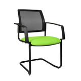 Artikelbild 1 für Topstar Besucherstühle BtoB 20 BB400A G050 grün, schwarz Stoff, 2 St., Artikelnummer 635161