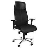 Artikelbild 1 für Topstar Bürostuhl High Sit Up, SU39T BG0 Stoff schwarz, Gestell chrom, Artikelnummer 612871