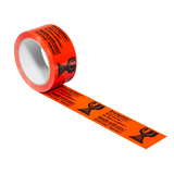 Artikelbild 1 für SUPRA Warnklebeband Bruchgefahr! Nicht werfen! leuchtorange 50,0 mm x 66,0 m 1 Rolle, Artikelnummer 590943