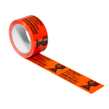 Artikelbild für SUPRA Warnklebeband Bruchgefahr! Nicht werfen! leuchtorange 50,0 mm x 66,0 m 1 Rolle, Artikelnummer 590943