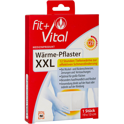 Artikelbild 2 für fit+vital Wärmepflaster XXL 2667541 weiß 19,0 x 13,0 cm, 1 St., Artikelnummer 614384