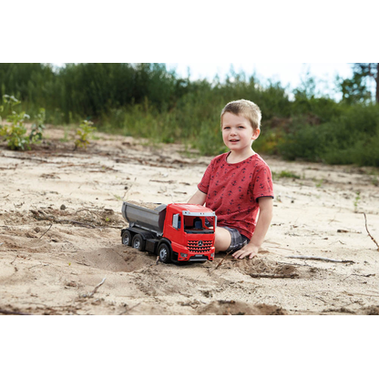 Artikelbild 7 für LENA Worxx Muldenkipper Mercedes Benz Arocs Sandfahrzeug rot, Artikelnummer 879722