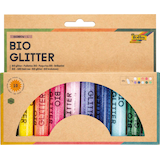 Artikelbild 1 für folia Bio Glitter Rainbow L Glitzer farbsortiert, 1 Pack, Artikelnummer 285862