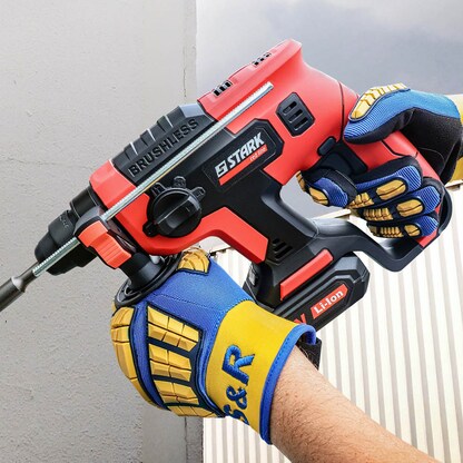 Artikelbild 7 für S&R unisex Arbeitshandschuhe schwarz Größe 10, 1 Paar, Artikelnummer 316907