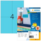 Artikelbild 1 für HERMA Etiketten 4398 blau 105,0 x 148,0 mm, 100 Blatt, Artikelnummer 188656
