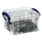Artikelbild 1 für Really Useful Box Aufbewahrungsbox 0,3 l transparent 12,0 x 8,5 x 6,5 cm, 1 St., Artikelnummer 253781