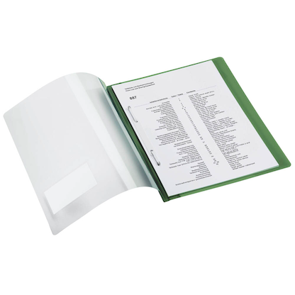 Artikelbild 2 für DURABLE Schnellhefter Kunststoff grün DIN A4 überbreit, 25 St., Artikelnummer 875221