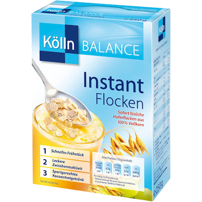 Artikelbild für Kölln BALANCE Instant Flocken Haferflocken 250,0 g, 1 St., Artikelnummer 977637