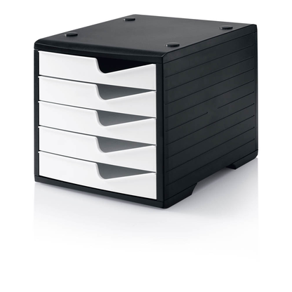 Artikelbild für styro Schubladenbox styroswingbox weiß 275-8430.091, DIN A4 mit 5 Schubladen, 1 St., Artikelnummer 821753