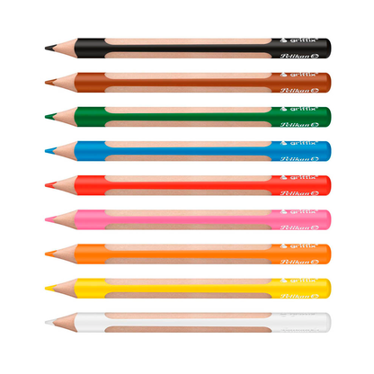 Artikelbild für Pelikan griffix® Buntstifte farbsortiert, 10 St., Artikelnummer 274627