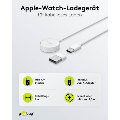Artikelbild 2 für goobay Induktive Ladestation weiß, 2,5 Watt, Artikelnummer 345409