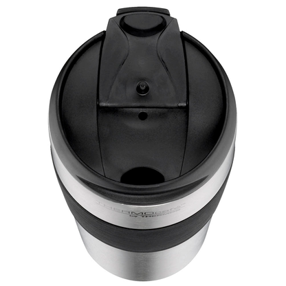 Artikelbild 2 für THERMOcafé by THERMOS Isolierbecher PRO schwarz, silber 400,0 ml, 1 St., Artikelnummer 482402