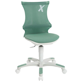 Artikelbild 1 für Topstar Kinderdrehstuhl Sitness X Chair 10, FX130CR66 Stoff grün, Gestell weiß, Artikelnummer 910832