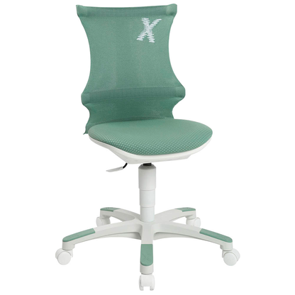 Artikelbild für Topstar Kinderdrehstuhl Sitness X Chair 10, FX130CR66 Stoff grün, Gestell weiß, Artikelnummer 910832