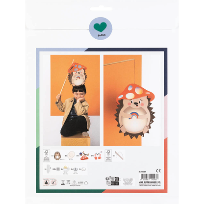 Artikelbild 4 für folia Bastelset HEDGEHOG braun, Artikelnummer 692877