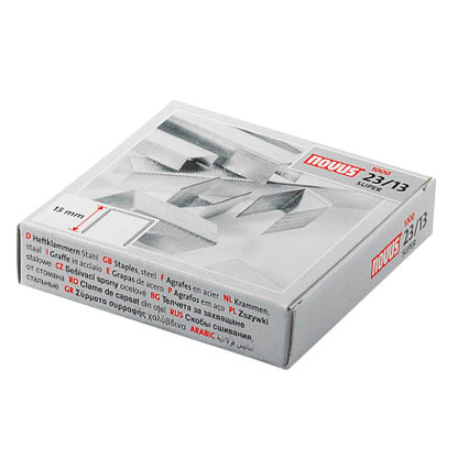 Artikelbild für novus Heftklammern SUPER 23/13, 1.000 St., Artikelnummer 167387