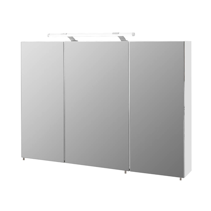 Artikelbild für MÖBELPARTNER Spiegelschrank Dorina 124889 weiß glanz 100,0 x 16,0 x 75,7 cm, Artikelnummer 672871