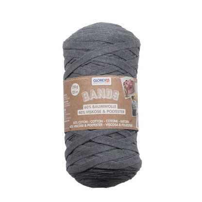 Artikelbild für GLOREX Makramee Garn grau Bands, 1 St., Artikelnummer 224208