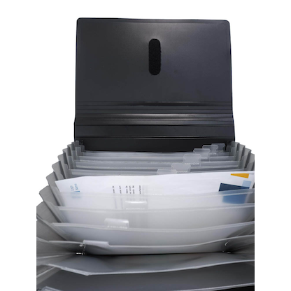 Artikelbild 5 für FolderSys Fächermappe 12 Fächer schwarz, 1 St., Artikelnummer 642074