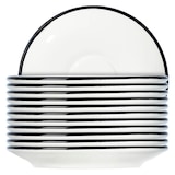 Artikelbild 1 für ID Fine Untertassen Espresso Modest Black Lona weiß Ø 12,0 cm, 12 St., Artikelnummer 633846