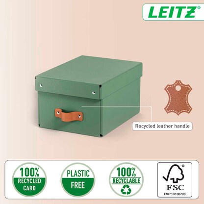 Artikelbild 7 für LEITZ Puro Aufbewahrungsboxen 7,0 l grün 20,0 x 28,0 x 15,0 cm, 2 St., Artikelnummer 669568