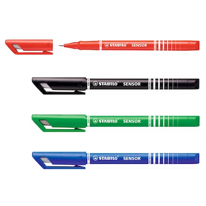 Artikelbild für STABILO sensor 189 Fineliner farbsortiert 0,3 mm, 4 St., Artikelnummer 244285