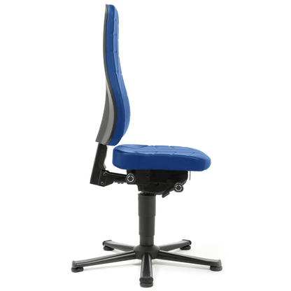 Artikelbild 3 für bimos Arbeitsdrehstuhl All-In-One blau Kunstleder, Artikelnummer 483388