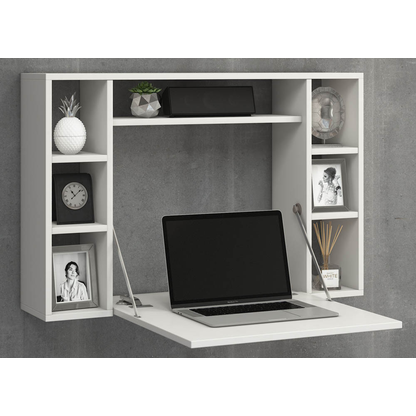 Artikelbild 7 für VCM my office Wandila Wandschreibtisch weiß rechteckig, hängend weiß 90,0 x 20,0/67,0 cm, Artikelnummer 996884