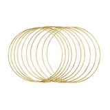 Artikelbild 1 für Rayher Metallringe-Set beschichtet gold Ø 20,0 cm, 10 St., Artikelnummer 356513